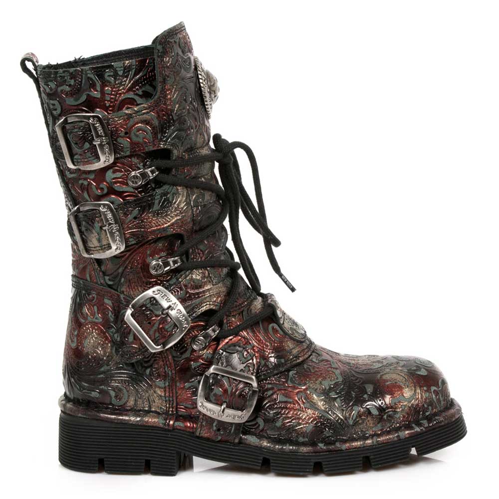 New Rock - M-1473-S42 Laarzen - Zwart/Rood